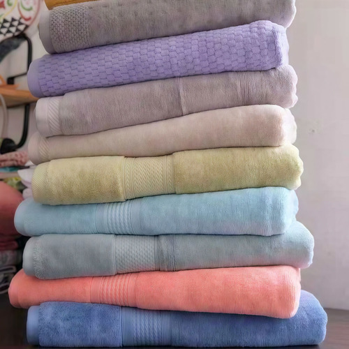 1 Toallas De Baño De Algodón Absorbente Al Azar 140 X 70 Cm Color Aleatorio