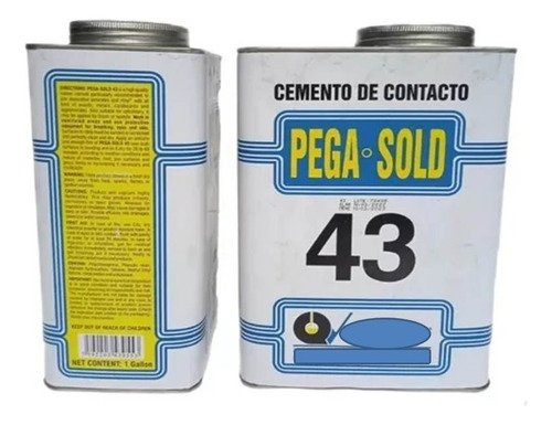 Pega Amarilla O Cemento De Contacto Pega - Sold 43 Galón