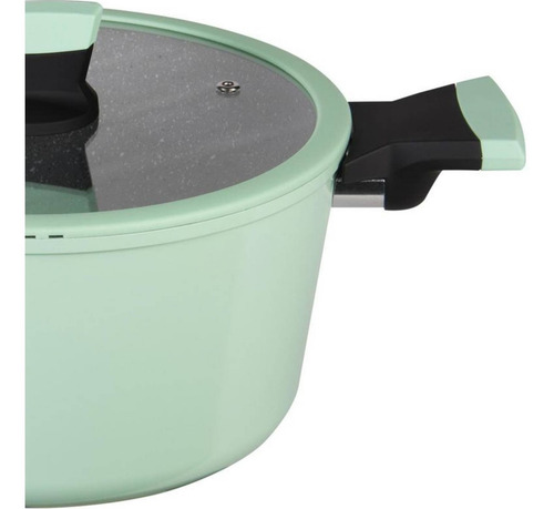 Olla Con Tapa 20 Cm Aluminio Menta Afj