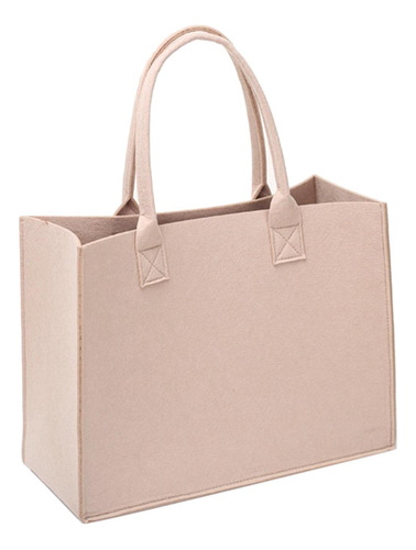 Bolso De Mano De Compras Bolso De Mano De 40x30x15cm Beige