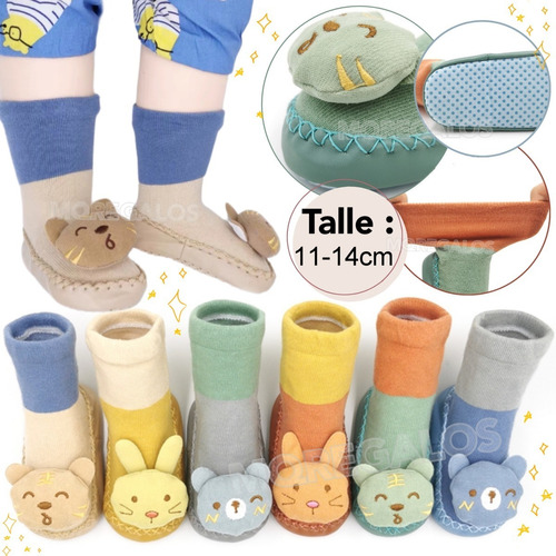 Pantumedias Calcetines Para Bebes Media Suela Antideslizante