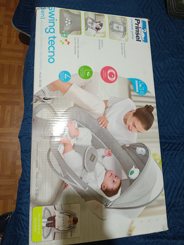 Mecedora Para Bebé Prinsel Swing Tecno 3 En 1 (Usado)