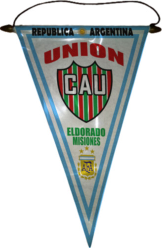 Banderin 37cm Misiones Arg Union Eldorado Union Eldorado Union Eldorado