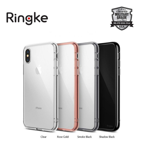 Case Bumper Protector Ringke Fusión iPhone X / Xs