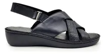 Comprar Sandalias Mujer De Cuero Confort Velcro Livianas Casuales