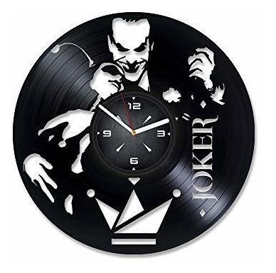 Joker Harley Quinn Vinyl Record Reloj De Pared. Decoración P