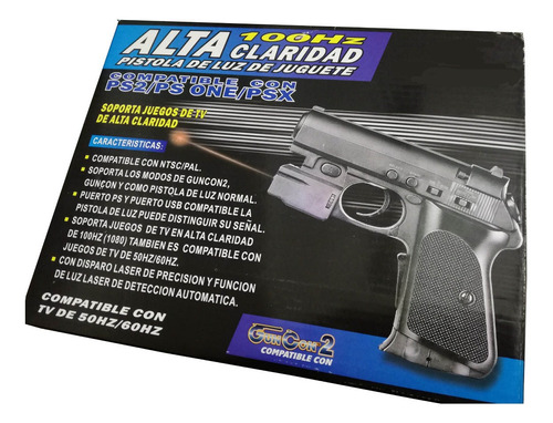 Pistola Mira Laser Con Guncom 1 Y 2 Ps2 --no Lcd-