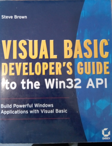 Livro, Visual Basic Developer´s Guide To The Win32 Api, Steve Brown (Usado)