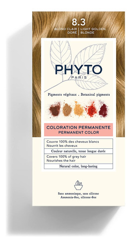  Phyto Phytocolor - Tinte Permanente Para El Cabello, Rubio D