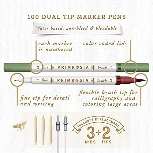 Marcadores Primrosia Set 100 U Multi