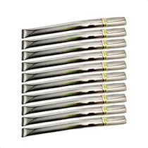 Comprar Pack X 50 Bombillas De Acero Chata C\u002Fdetalle Dorado Mate 