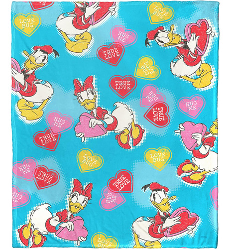 Manta Silk Touch Del Pato Donald De Northwest Disney, 50 X 6