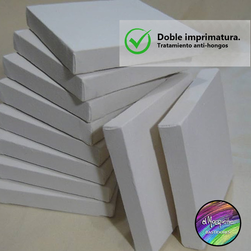 Pack X10 Bastidores Entelado 20x20 Elmarquette