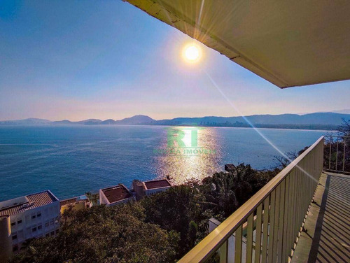Imagem 5 de 30 de Casa Na Praia, Condomínio Fechado, Frente Mar, 7 Suítes, Lazer, Península, Guarujá. - Ca0424