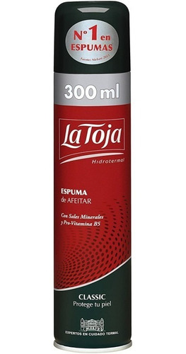 Espuma De Afeitar Classic Con Sales Y Vit. B5 La Toja 300ml