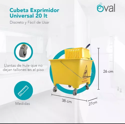 OVAL - Instrucciones armado Cubeta con Exprimidor 20 Litros