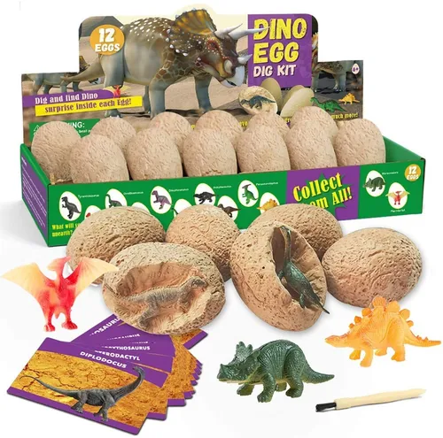 comprar Juguete De Excavación Huevos De Dinosaurio Kits 12 Piezas