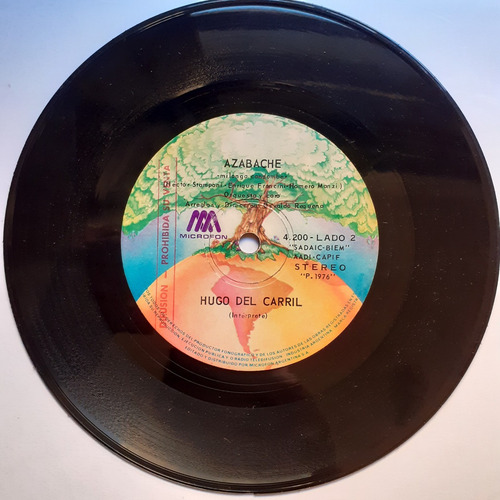 Vinilo Simple - Hugo Del Carril (negra Maria) (Usado)