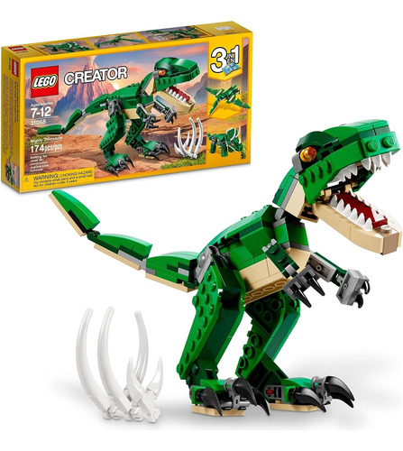 Lego Creator Kit 3 En 1 Dinosaurios Armable 174 Piezas