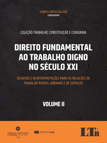 Libro Direito Fund Trabalho Digno Seculo Xxi Vol 02 De Delga
