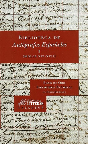 Biblioteca De Autógrafos Españoles I, Jauralde Pou, Calambur