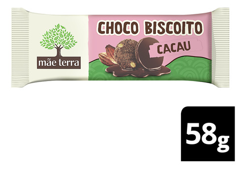 Choco biscoito Mãe Terra cacau 58g