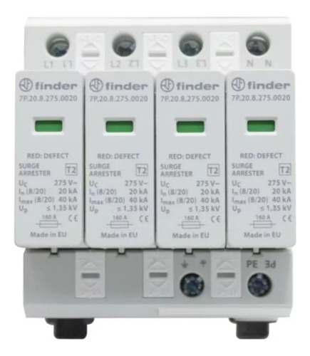 Dps-protetor De Surtos Classe 2 40ka 275v Tetrapolar Finder