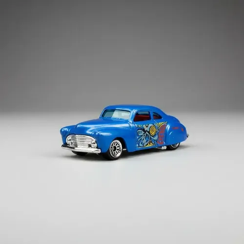 Hot Wheels Tail Dragger #078 Hw 01 Monsters Series 2/4 Blue