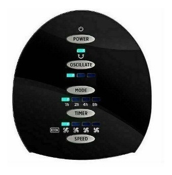 Ventilador Personal Ultra Silencioso Con Timer Oscilante Vel