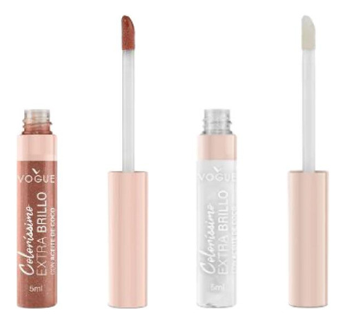 Pack Vogue Brillo: Labial Liq Brisa+labial Liq Playa