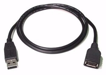 Imagen 1 de 1 de Cable Extensión Usb 2.0 De 1,8 Mts / Agiler / Agi-1204