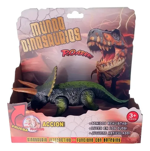 Muñeco Mundo Dinosaurio Con Luz Sonido Y Articulado 20x14