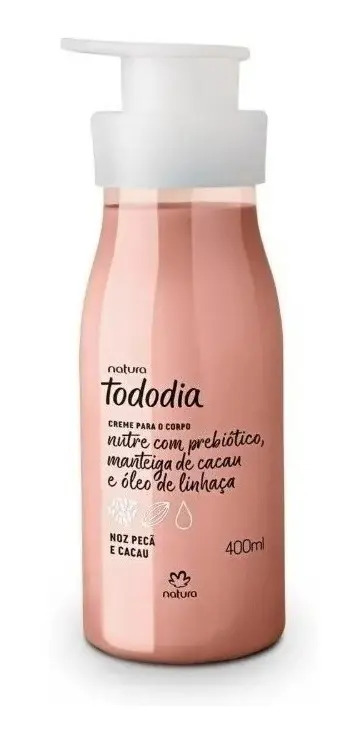 Creme para o corpo Natura Tododia Noz Pecã e Cacau - 400ml