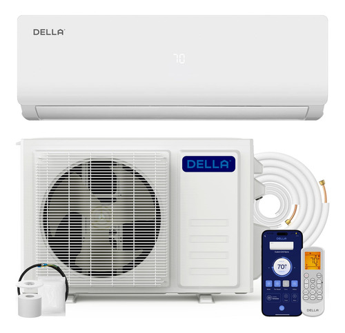 Aire Acondicionado Mini Split 12000 Btu Con Bomba De Calor Color
