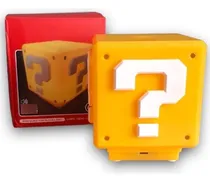 Comprar Lampara Cubo Mario Bros Con Luz Led Y Sonido Carga Usb Estructura Amarillo