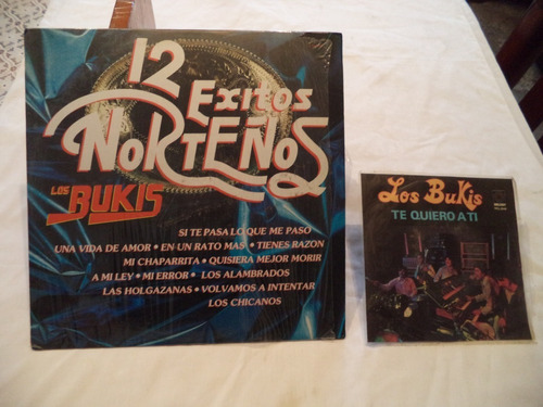 Los Bukis 12 Exitos Norteños 1984 Lp Y Single D 45 