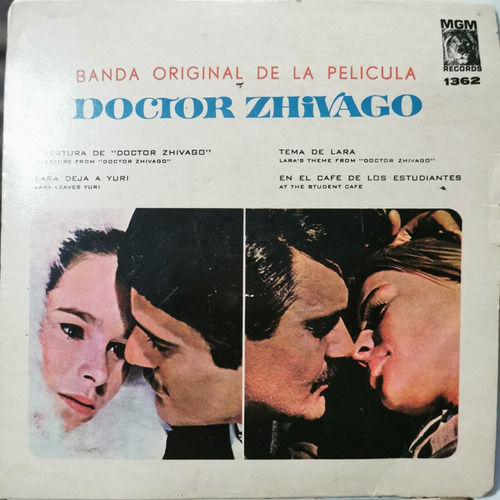 Disco 45 Rpm Doctor Zhivago, Banda Original-soundtrack Temas