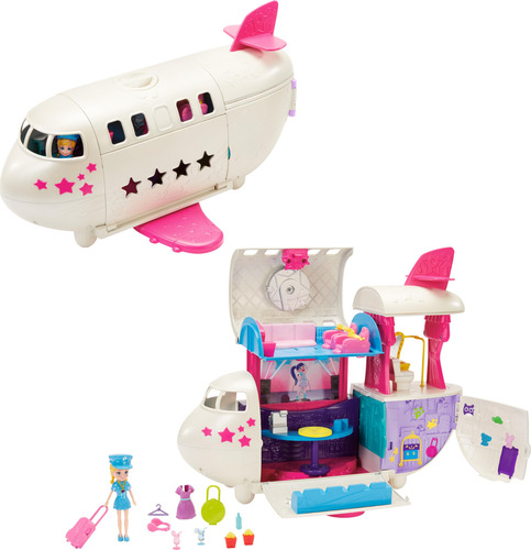 Polly Pocket, Jet Aventuras Fabulosas, Set De Juego, Juguete