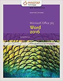 Bundle New Perspectives Microsoft Office 365  Y  Word 2016 C