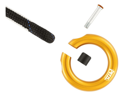 Ring Open Petzl Anillo 23 Kn Rescate Vertical Rope Access Amarillo