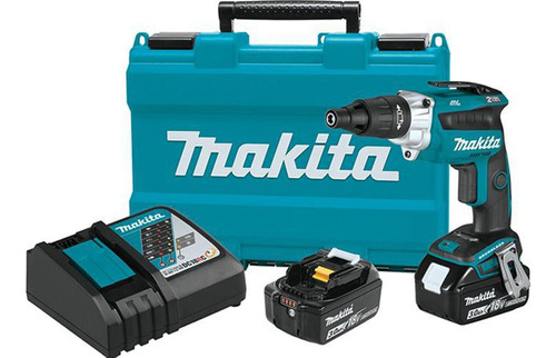 Parafusadeira Makita Gesso Com 2 Baterias 18v 3amp+maleta