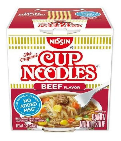 Sopa Nissin Cup Noodles