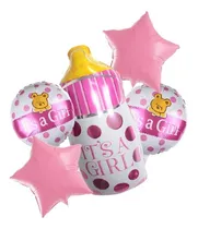 Comprar Kit Decoración Globo Bebé Baby Shower Mamila Niña Girl Nena