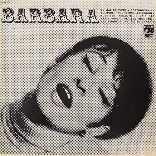 Barbara - Le Mal De Vivre Gottingen - Lp Vinilo Kktus