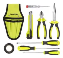 Comprar Set Herramientas Manuales Klatter 9 Piezas Metal Y Plastico