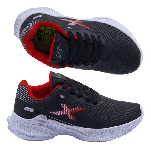 Kit 2 Pares Tenis Infantil Menino Escolar Juvenil Fxb Inf
