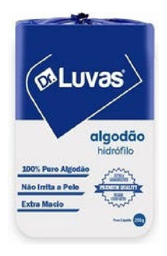 Algodão Hidrófilo Rolo 250g Higiene Multiuso Dr. Luvas