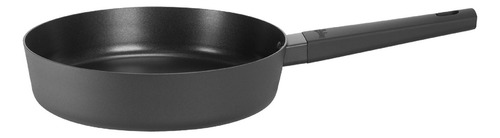 Sarten Profunda De Aluminio Con Antiadherente 24 Cm Color Negro