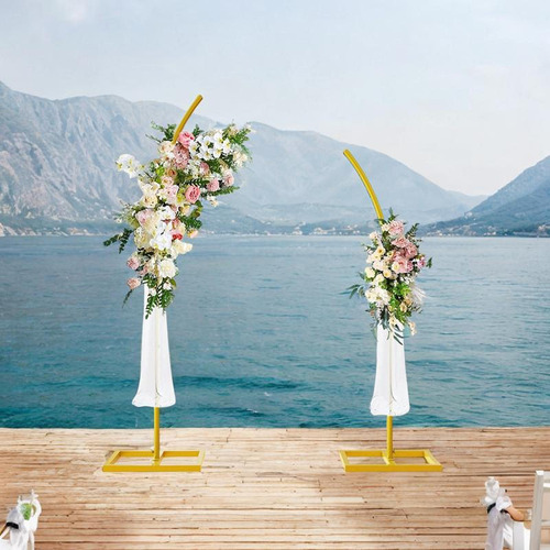 Arco De Metal Para Boda, Soporte De Fondo, Marco , Fácil De