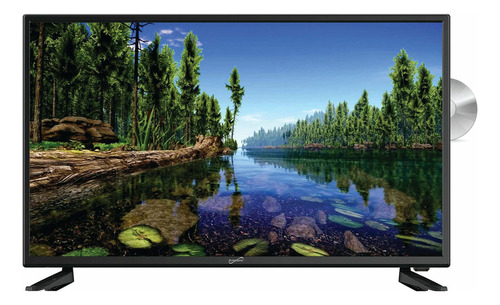 Supersonic Sc-3222 Led De Visualización Ancha Hdtv De 32 Pulgadas, Reproductor De Dvd Integrado Con Hdmi - (solo Entrada De Ca): Dvd/cd/cdr De Alta Resolución Y Reducción De Ruido Digital